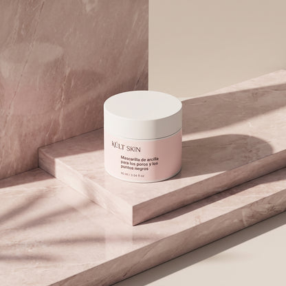 Mascarilla de arcilla para los poros y los puntos negros